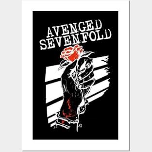 The a7x rose Posters and Art